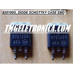 B20100 - DIODO MBRB20100CT - SMD, SCHOTTKY, DIODE SCHOTTKY RECTIFIER, COMMON CATHODE, 100V 20A - 3Pin SMD, D2PAK, TO-263 - MBRB20100CT SMD SCHOTTKY, DIODE SCHOTTKY RECTIFIER